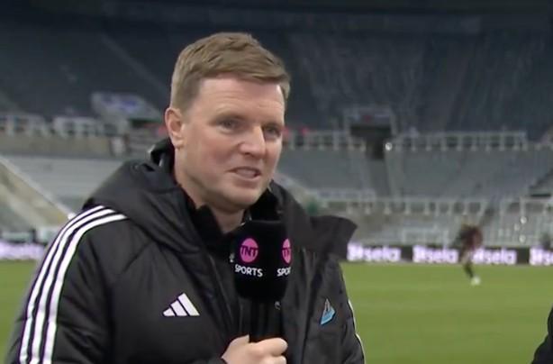 bsports-埃迪-豪：上半场最后根本不该给任意球；我们很需要这场胜利